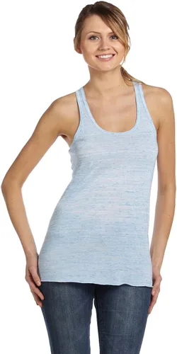 Vista 14 de Bella - Camiseta de tirantes para mujer, con espalda cruzada y holgada Athletic Heather