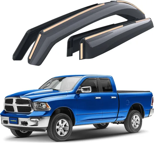 Vista 11 de Goodyear - Deflectores de ventana de canal inastillables para Honda Accord 2013-2017 Sedan, protectores para la lluvia, viseras para la ventana