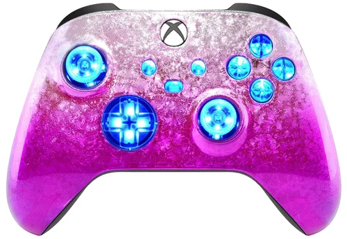 Vista 19 de Silent Modz Custom Modded Controller 7 LED Colors Trigger Stopper w/Pro Grips compatible with Xbox Series S, Xbox Series X, Xbox One, and Windows