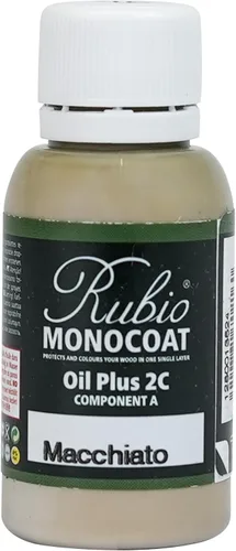 Vista 60 de Rubio Monocoat Muestra de Tinte y Acabado para Madera - Niebla 5% Aceite Plus Parte A Aceite de linaza para madera de secado rápido y ecológico