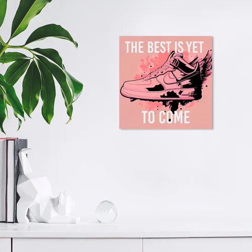 Vista 5 de Wynwood Studio Lienzo artístico contemporáneo de moda y glamour, tenis que aún están por venir, arte de pared para sala de estar, dormitorio y baño