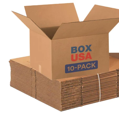 Vista 11 de BOX USA Moving Boxes Small 16"L x 10"W x 10"H 10-Pack - Corrugated Cardboard Box for Shipping, Mailing, Packing, Packaging and Storage