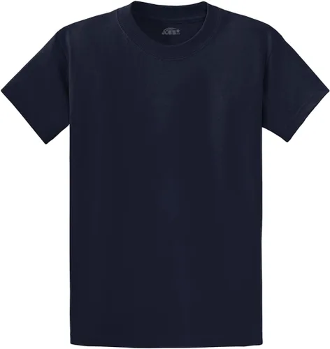Vista 32 de Joe's USA Playeras pesadas de 6.1 onzas, 100% algodón para hombres en tallas regular, grande y alta Negro azabache