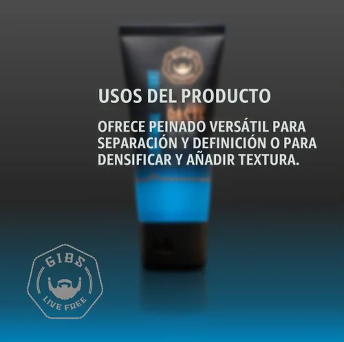 Vista 3 de GIBS Grooming - Pasta de fibra texturizante con textura táctica, 3 onzas líquidas