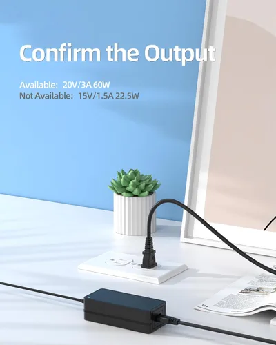 Vista 3 de Cargador de CA de 20 V compatible con Theragun Elite, G3 Pro Percussive Cable de alimentación de repuesto para masajeador de alta calidad