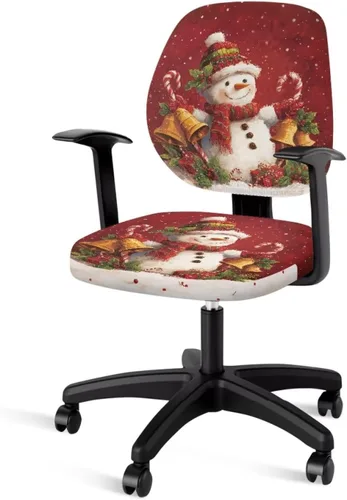 Vista 31 de Funda para silla de oficina, con temática de playa, funda elástica para silla de oficina, funda elástica de 2 piezas, funda para silla
