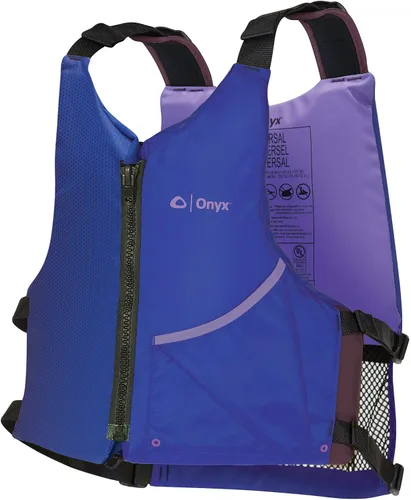 Vista 2 de Onyx Chaleco universal de remo para adulto, aprobado por la Guardia Costera de los Estados Unidos y Transporte Canadá, ligero, libertad de movimiento