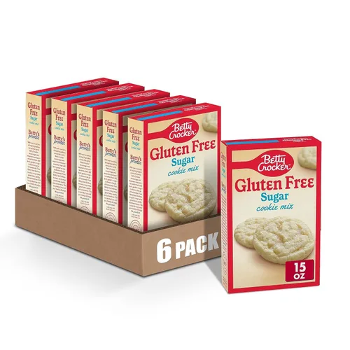 Vista 15 de Betty Crocker Mezcla de galletas con chispas de chocolate sin gluten, 19 onzas (paquete de 6)