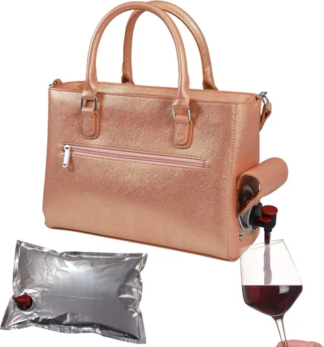 Vista 24 de Primeware – Bolsa aislante para bebidas con bolsa de 3 litros Almacenamiento térmico caliente y frío Dispensador portátil para vino, cócteles