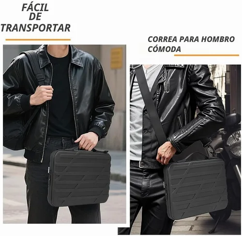 Vista 2 de NIDOO - Funda de transporte para laptop de 14 pulgadas, a prueba de golpes, mango rígido para MacBook Pro M5 Max/13 13.6 pulgadas MacBook Air M5