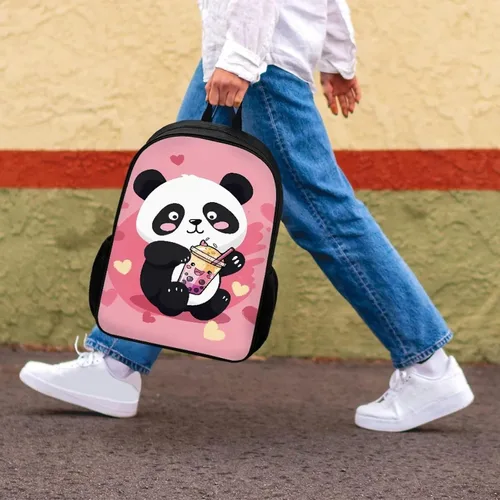 Vista 154 de HUGS IDEA Los animales frescos 3D niños escuela libro bolsa niños impresión mochilas, Baloncesto, Moderno