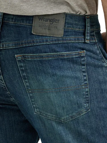 Vista 5 de Wrangler Authentics - Jeans para hombre flexibles con 5 bolsillos y de corte regular