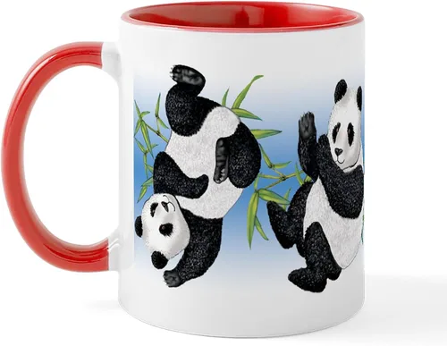 Vista 10 de CafePress Turtle And Panda - Taza de café de cerámica de 11 oz (11.0 fl oz)