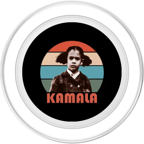 Vista 2 de Kamala Harris Girl Retro Vintage Black History Black Women PopSockets MagSafe PopGrip for iPhone