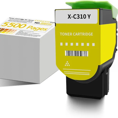 Vista 8 de C315 Cartucho de tóner para impresora Xerox C310 C315, cartucho de tinta de 8,500 páginas de capacidad extra alta compatible con repuesto 006R04364