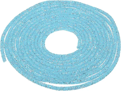 Vista 89 de MECCANIXITY Cuerda de lentejuelas con purpurina de 2.5 yardas, 6mm, 0.24 pulgadas, cuerda de tubo de lentejuelas con diamantes de imitación