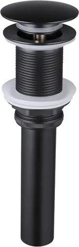 Vista 16 de KES S2008D-BZ - Desagüe para fregadero sin desbordamiento para baño, conjunto de tapón de drenaje emergente para fregadero de recipiente de 1.6 a