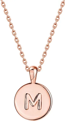 Vista 57 de PAVOI - Collar con dije de letra inicial chapado en oro de 14 quilates para mujer Collar con inicial alfabética de oro