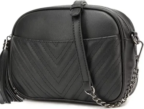 Vista 18 de lola mae Bolso bandolera acolchado, bolso de hombro de diseño moderno Shoulder Purse