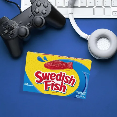 Vista 6 de SWEDISH FISH - Caramelos suaves y masticables, 3.1 oz