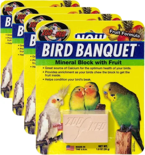 Vista 2 de Zoo Med Bloque de Banquete de Frutas para Aves Pequeño