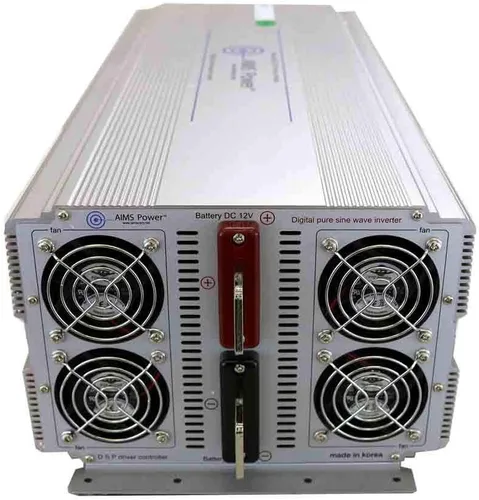 Vista 3 de AIMS 5000W 48V Inversor sinusoidal puro industrial GFCI 120V PWRIG500048120S