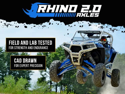 Vista 2 de SuperATV Eje CV trasero Rhino 2.0 para Polaris Ranger XP 1000 High Lifter Edition (2017+) - TRASERO