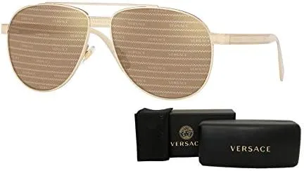 Vista 3 de Versace VE2209 Phantos Sunglasses For Men BUNDLE with Designer iWear Complimentary Eyewear Care Kit