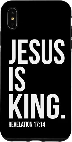 Vista 11 de Jesus is King Bible Scripture Quote Christian Case for iPhone 17