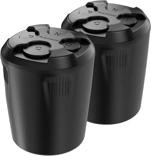 Vista 13 de JOYTUTUS Soporte universal para monedas de coche de alta capacidad para tazas, soporte para cambio compatible con la mayoría de accesorios de Negro