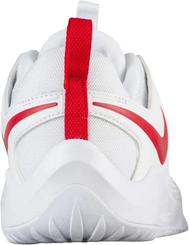 Vista 2 de Nike Mujeres Zoom Hyperace 2 Entrenadores con encaje zapatos para voleibol Rojo