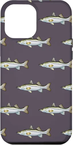 Vista 26 de Grey Snook Pattern Saltwater Fish Case for iPhone 17