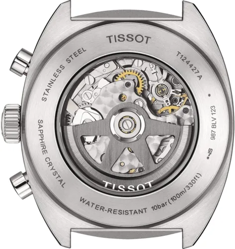 Vista 4 de Tissot Patrimonio 1973, Negro -, Moderno
