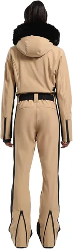 Vista 26 de GSOU SNOW Traje de esquí para mujer, traje de nieve de una pieza, para snowboard, delgado, aislante, impermeable, resistente al viento
