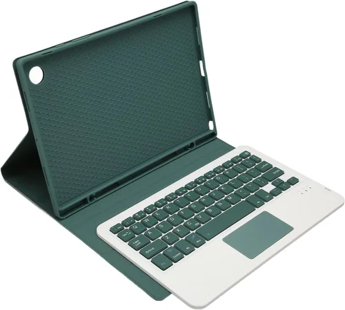 Vista 7 de Wireless Tablet Keyboard Case Tab A8 10.5in 2022 Dark Green with Precise Cutouts for Everyday Use (Touchpad)