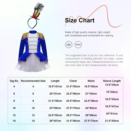 Vista 7 de MSemis Disfraz de circo Ringmaster para niñas pequeñas, vestido tutú con volantes para ballet