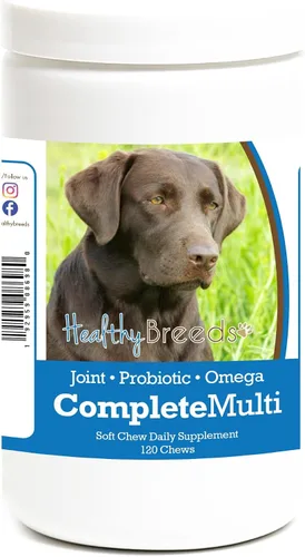Vista 18 de Healthy Breeds Affenpinscher todo en uno multivitamínico suave masticable 120