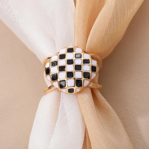 Vista 6 de Broche de perlas, broche de perlas, suéter, chal, pantalones de cintura, extensor, pasadores de seguridad, clip de doble imitación de diamantes