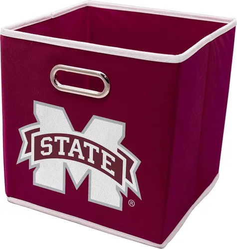Vista 16 de Franklin Sports Cubos de almacenamiento de tela del equipo universitario de la NCAA hechos para adaptarse a organizadores de almacenamiento