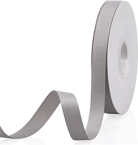 Vista 26 de Cinta de grogrén de doble cara de color liso azul bebé de 1-1/2 pulgadas x 50 yardas para envolver regalos, bodas, fiestas, manualidades, lazos