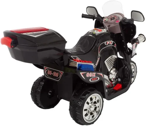 Vista 5 de Lil' Rider Bicicleta deportiva FX con batería de 3 ruedas - Negro Ride On