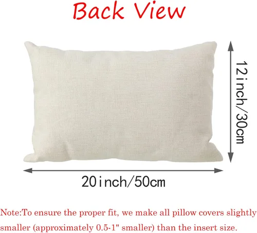 Vista 7 de Funda de almohada lumbar de Navidad negra de 12 x 20 pulgadas para decoraciones de Navidad, fundas de almohada de Feliz Navidad, fundas de cojín