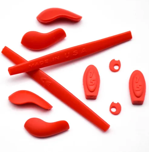 Vista 2 de RedBlack CompatibleReplacement Silicone Leg Set For Oakleys Juliet Sunglasses Rubber Kit