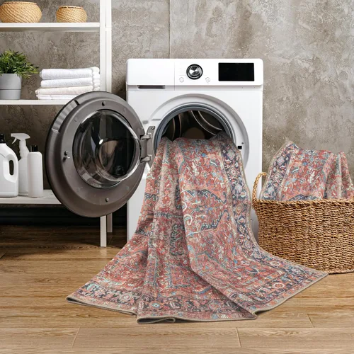 Vista 268 de GLN Rugs Traditional Collection - Alfombra de felpilla lavable a máquina, tradicional lavable, antideslizante, alfombra de felpilla de pelo corto