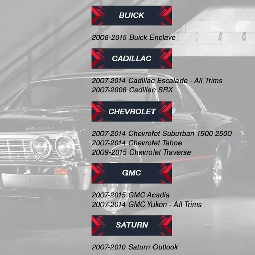 Vista 5 de Funda Protectora de Silicona para Llavero de Buick, Cadillac, Chevy, GMC, Pontiac, Saturn