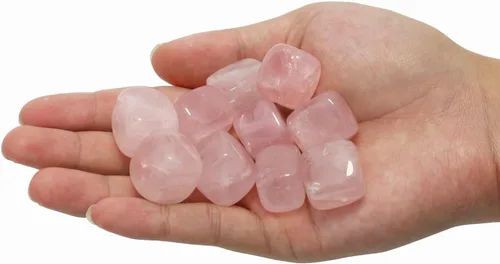 Vista 9 de 10 paquetes de piedras y cristales cuadrados pulidos de amatista natural, cristales y piedras curativas de cuarzo a granel para Wicca, Reiki