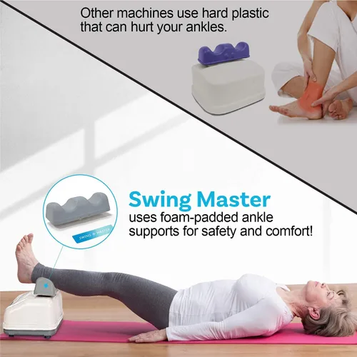 Vista 6 de Daiwa Felicity Swing Master - Chi Swing Machine - Passive Aerobic Exerciser, Swing Master with Figure Trimmer - Lymphatic Massager, Body Shaker, Leg