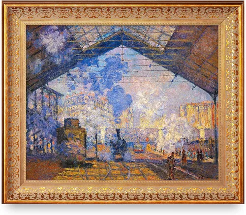 Vista 287 de A&T ARTWORK Antibes Seen from The Salis Gardens de Claude Monet Las Obras de Arte Clásico Mundial Reproducciones, Impresiones de Arte en Lienzo