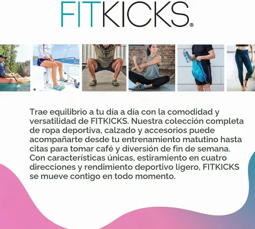 Vista 7 de FITKICKS Crossovers Calzado para estilo de vida activo Correas de doble agarre con refuerzo en el dedo Rango flexible de movimiento Ajuste cómodo
