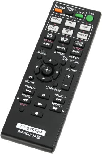 Vista 2 de AIDITIYMI RM-ADU078 - Mando a distancia reemplazado para sistema de cine en casa Sony DVD DAV-DZ170 DAV-DZ171 DAV-DZ175 DAV-TZ210 DAV-TZ710